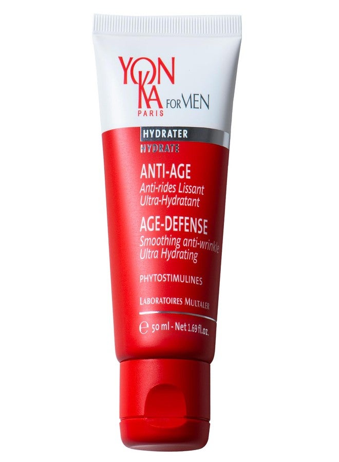 Yonka Mens Age Defense Moisturizer | Anti-Aging Daily Face Lotion for Dry and Mature Skin | Prevent Wrinkles with Nutrient Rich Creme | 1.69 fl oz - Image 1